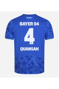 Bayer Leverkusen Jarell Quansah #4 Jalkapallovaatteet Kolmaspaita 2025-26 Lyhythihainen
